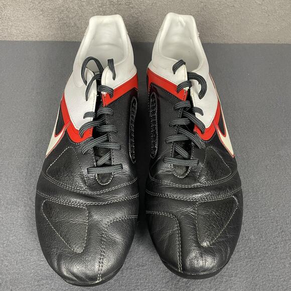 Nike Soccer Shoes Mens Size 12 Black White Red CTR360 Trequartista III FG Cleats - Picture 2 of 13